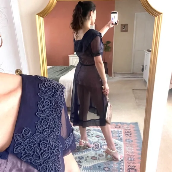 Sheer 1940s dream midi dress 🤩 - Picture 4 of 9